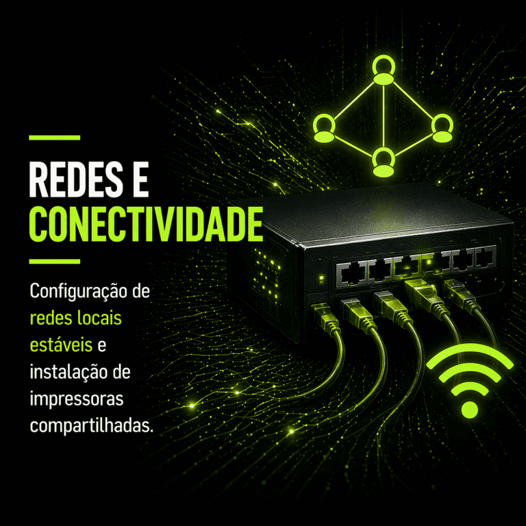 Configuração de redes estruturadas, Wi-Fi empresarial e instalação de impressoras em Bagé - 360 Focus