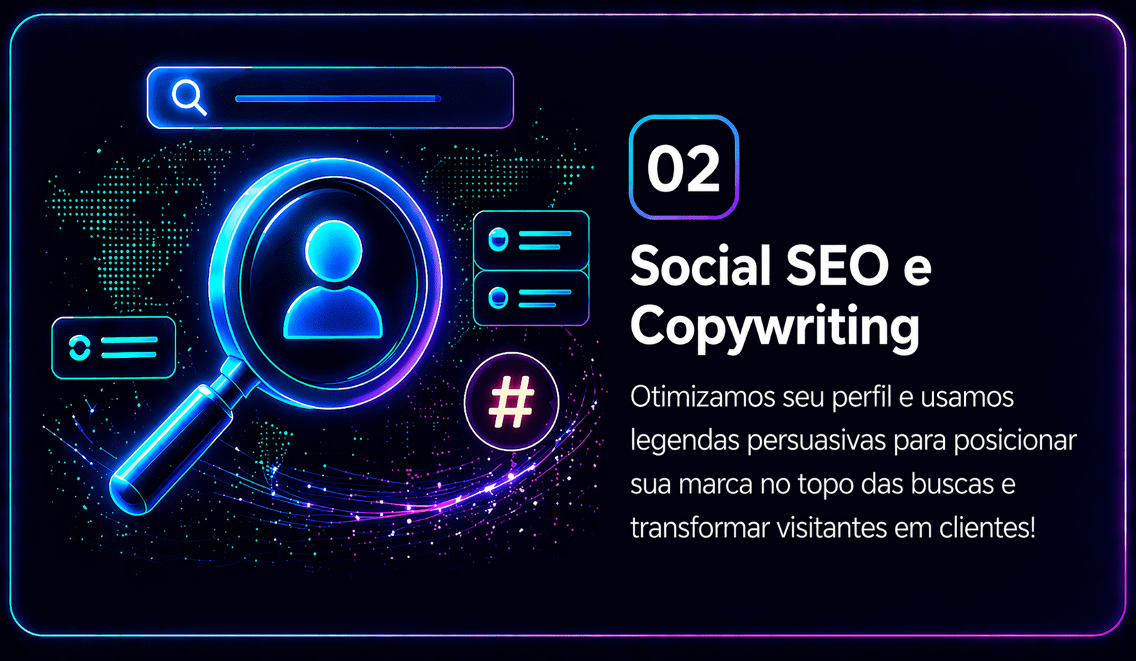 Otimização de perfil Social SEO e Copywriting para redes sociais em Bagé - 360 Focus